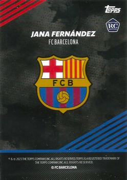 2022-23 Topps FC Barcelona Champions 2023 #NNO Jana Fernandez Back