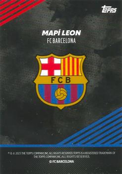 2022-23 Topps FC Barcelona Champions 2023 #NNO Mapi Leon Back