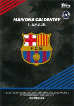 2022-23 Topps FC Barcelona Champions 2023 #NNO Mariona Caldentey Back