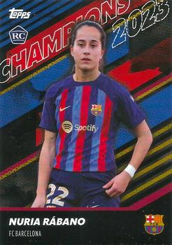 2022-23 Topps FC Barcelona Champions 2023 #NNO Nuria Rábano Front
