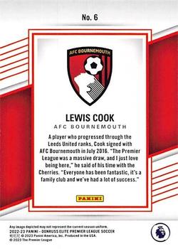 2022-23 Donruss Elite Premier League #6 Lewis Cook Back