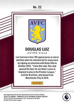 2022-23 Donruss Elite Premier League #22 Douglas Luiz Back