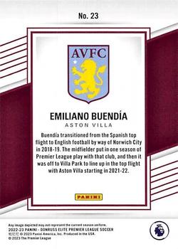 2022-23 Donruss Elite Premier League #23 Emiliano Buendia Back