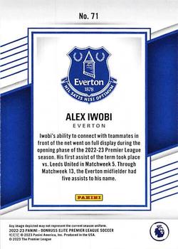 2022-23 Donruss Elite Premier League #71 Alex Iwobi Back
