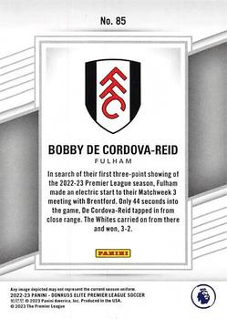 2022-23 Donruss Elite Premier League #85 Bobby De Cordova-Reid Back