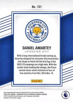 2022-23 Donruss Elite Premier League #101 Daniel Amartey Back