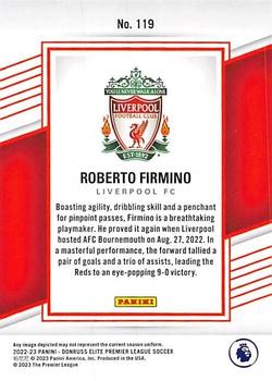 2022-23 Donruss Elite Premier League #119 Roberto Firmino Back