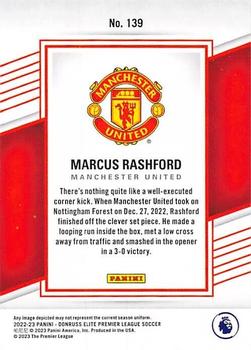 2022-23 Donruss Elite Premier League #139 Marcus Rashford Back