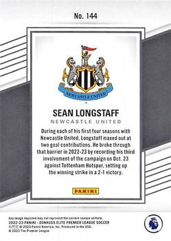 2022-23 Donruss Elite Premier League #144 Sean Longstaff Back