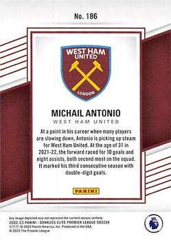 2022-23 Donruss Elite Premier League #186 Michail Antonio Back