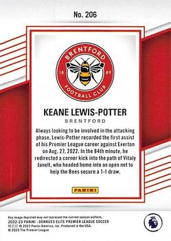 2022-23 Donruss Elite Premier League #206 Keane Lewis-Potter Back