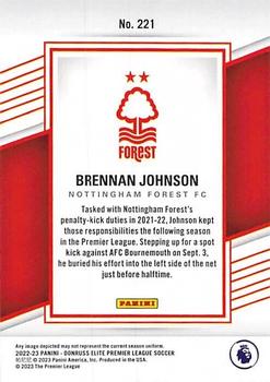 2022-23 Donruss Elite Premier League #221 Brennan Johnson Back