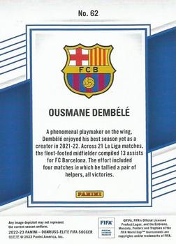 2022-23 Donruss Elite FIFA #62 Ousmane Dembele Back