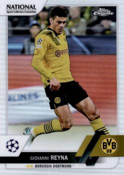 2022-23 Topps Chrome UEFA Club Competitions 2023 NSCC Exclusive #UEFA-4 Giovanni Reyna Front