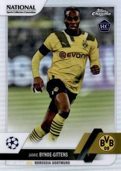 2022-23 Topps Chrome UEFA Club Competitions 2023 NSCC Exclusive #UEFA-22 Jamie Bynoe-Gittens Front
