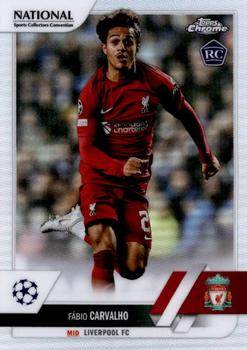 2022-23 Topps Chrome UEFA Club Competitions 2023 NSCC Exclusive #UEFA-23 Fabio Carvalho Front