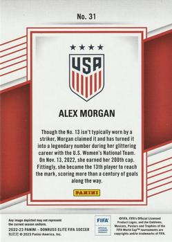2022-23 Donruss Elite FIFA - Disco Pink #31 Alex Morgan Back