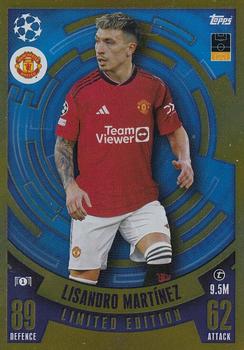 2023-24 Topps Match Attax UEFA Club Competitions - Limited Edition #LE 7 Lisandro Martínez Front