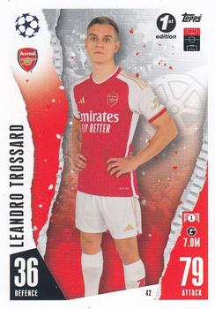 2023-24 Topps Match Attax UEFA Club Competitions - 1st Edition #42 Leandro Trossard Front