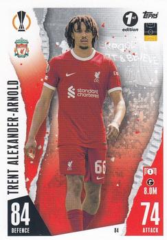 2023-24 Topps Match Attax UEFA Club Competitions - 1st Edition #84 Trent Alexander-Arnold Front