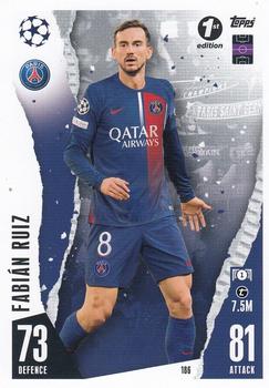 2023-24 Topps Match Attax UEFA Club Competitions - 1st Edition #186 Fabian Ruiz Front