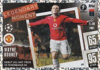2023-24 Topps Match Attax UEFA Club Competitions - 1st Edition #443 Wayne Rooney Front