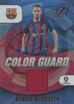 2022-23 Panini Chronicles - Zenith Color Guard La Liga #CG-SBQ Sergio Busquets Front
