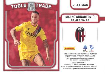 2022-23 Panini Chronicles - Absolute Tools of the Trade Serie A #AT-MAR Marko Arnautovic Back