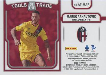 2022-23 Panini Chronicles - Absolute Tools of the Trade Serie A Silver #AT-MAR Marko Arnautovic Back