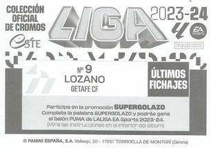 2023-24 Panini Liga Este - Últimos Fichajes & Top Fichaje #9 Anthony Lozano Back