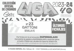 2023-24 Panini Liga Este - Últimos Fichajes & Top Fichaje #23 Federico Gattoni Back