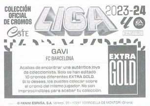 2023-24 Panini Liga Este - Extra Gold #NNO Gavi Back