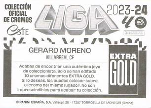 2023-24 Panini Liga Este - Extra Gold #NNO Gerard Moreno Back