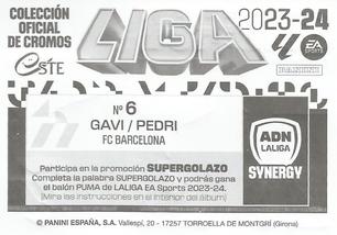 2023-24 Panini Liga Este - Synergy #6 Gavi / Pedri Back