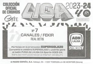 2023-24 Panini Liga Este - Synergy #7 Canales / Fekir Back