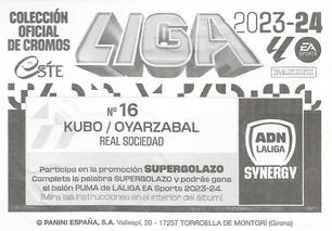 2023-24 Panini Liga Este - Synergy #16 Kubo / Oyarzabal Back
