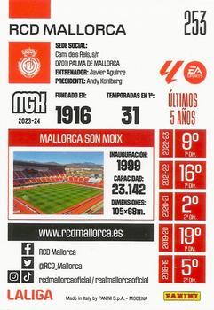 2023-24 Panini Megacracks LaLiga EA Sports #253 RCD Mallorca Back