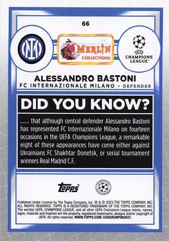 2022-23 Merlin Chrome UEFA Club Competitions #66 Alessandro Bastoni Back