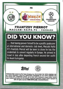 2022-23 Merlin Chrome UEFA Club Competitions #73 Frantzdy Pierrot Back