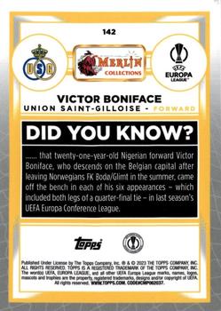 2022-23 Merlin Chrome UEFA Club Competitions #142 Victor Boniface Back