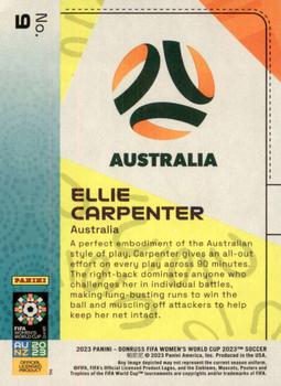 2023 Donruss FIFA Women's World Cup #9 Ellie Carpenter Back