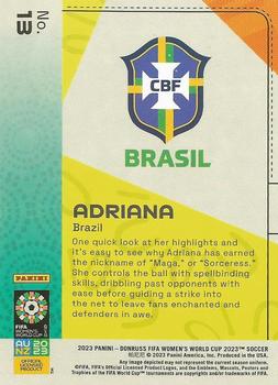 2023 Donruss FIFA Women's World Cup #13 Adriana Back