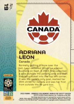 2023 Donruss FIFA Women's World Cup #19 Adriana Leon Back