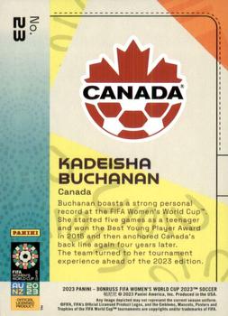 2023 Donruss FIFA Women's World Cup #23 Kadeisha Buchanan Back