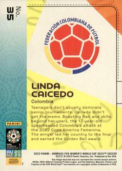 2023 Donruss FIFA Women's World Cup #35 Linda Caicedo Back