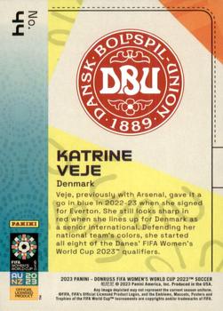 2023 Donruss FIFA Women's World Cup #44 Katrine Veje Back