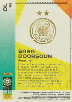 2023 Donruss FIFA Women's World Cup #70 Sara Doorsoun Back