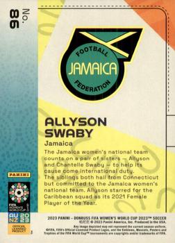 2023 Donruss FIFA Women's World Cup #86 Allyson Swaby Back