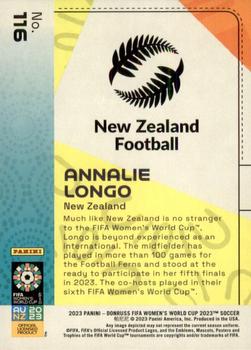 2023 Donruss FIFA Women's World Cup #116 Annalie Longo Back