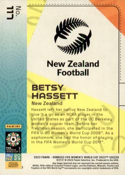 2023 Donruss FIFA Women's World Cup #117 Betsy Hassett Back